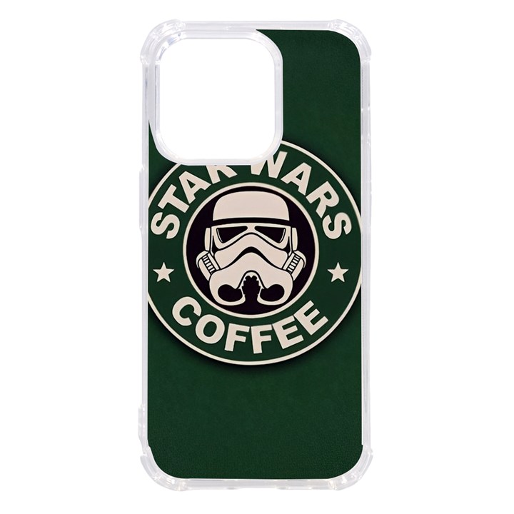 Stormtrooper Coffee iPhone 14 Pro TPU UV Print Case