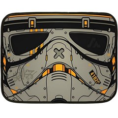 Stormtrooper Fleece Blanket (mini) by Cendanart