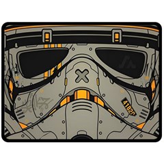 Stormtrooper Fleece Blanket (large) by Cendanart