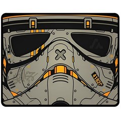 Stormtrooper Fleece Blanket (medium) by Cendanart