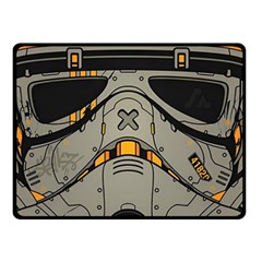 Stormtrooper Two Sides Fleece Blanket (small) by Cendanart