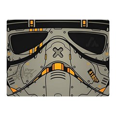 Stormtrooper Two Sides Premium Plush Fleece Blanket (mini) by Cendanart