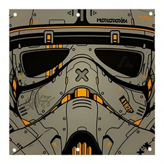 Stormtrooper Banner And Sign 3  X 3  by Cendanart