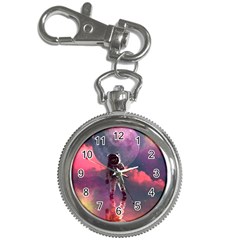 Aesthetic Astronautics Atmosphere Blue Clouds Cosmos Fantasy Galaxy Key Chain Watches by Cendanart