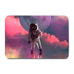 Aesthetic Astronautics Atmosphere Blue Clouds Cosmos Fantasy Galaxy Plate Mats by Cendanart