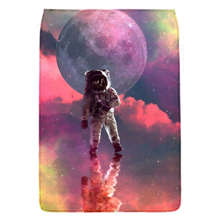 Aesthetic Astronautics Atmosphere Blue Clouds Cosmos Fantasy Galaxy Removable Flap Cover (S)