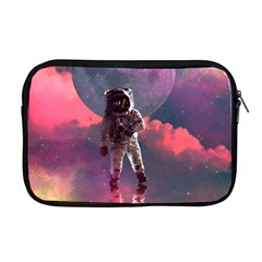 Aesthetic Astronautics Atmosphere Blue Clouds Cosmos Fantasy Galaxy Apple Macbook Pro 17  Zipper Case by Cendanart