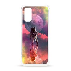 Aesthetic Astronautics Atmosphere Blue Clouds Cosmos Fantasy Galaxy Samsung Galaxy S20 6 2 Inch Tpu Uv Case by Cendanart