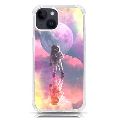 Aesthetic Astronautics Atmosphere Blue Clouds Cosmos Fantasy Galaxy Iphone 14 Tpu Uv Print Case by Cendanart