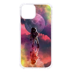 Aesthetic Astronautics Atmosphere Blue Clouds Cosmos Fantasy Galaxy Iphone 13 Tpu Uv Print Case by Cendanart