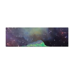 Psychedelic Universe Color Moon Planet Space Sticker (bumper) by Cendanart