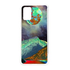 Psychedelic Universe Color Moon Planet Space Samsung Galaxy S20plus 6 7 Inch Tpu Uv Case by Cendanart