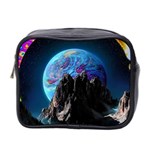 Aesthetic Psychedelic Drawings Art Acid Space Mini Toiletries Bag (Two Sides) Front