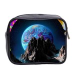 Aesthetic Psychedelic Drawings Art Acid Space Mini Toiletries Bag (Two Sides) Back