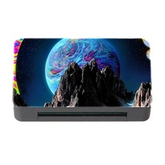 Aesthetic Psychedelic Drawings Art Acid Space Memory Card Reader With Cf by Cendanart