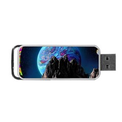 Aesthetic Psychedelic Drawings Art Acid Space Portable Usb Flash (two Sides) by Cendanart