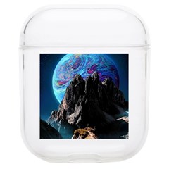 Aesthetic Psychedelic Drawings Art Acid Space Soft Tpu Airpods 1/2 Case by Cendanart