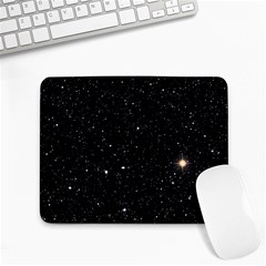 Sky Black Star Night Space Edge Super Dark Universe Small Mousepad by Cendanart