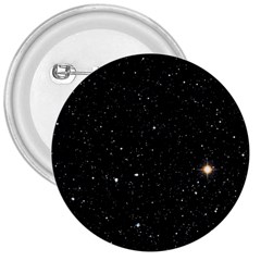 Sky Black Star Night Space Edge Super Dark Universe 3  Buttons by Cendanart