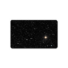 Sky Black Star Night Space Edge Super Dark Universe Magnet (name Card) by Cendanart