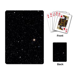 Sky Black Star Night Space Edge Super Dark Universe Playing Cards Single Design (rectangle) by Cendanart