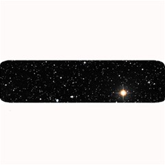 Sky Black Star Night Space Edge Super Dark Universe Large Bar Mat by Cendanart