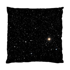 Sky Black Star Night Space Edge Super Dark Universe Standard Cushion Case (one Side) by Cendanart