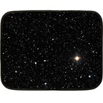 Sky Black Star Night Space Edge Super Dark Universe Fleece Blanket (Mini) 35 x27  Blanket