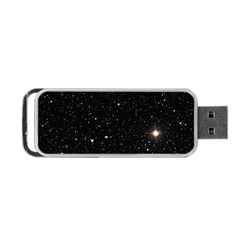 Sky Black Star Night Space Edge Super Dark Universe Portable Usb Flash (one Side) by Cendanart