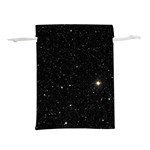 Sky Black Star Night Space Edge Super Dark Universe Lightweight Drawstring Pouch (S) Front