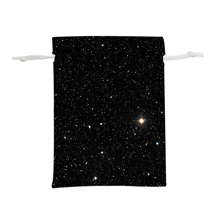 Sky Black Star Night Space Edge Super Dark Universe Lightweight Drawstring Pouch (S)