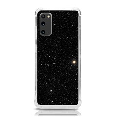 Sky Black Star Night Space Edge Super Dark Universe Samsung Galaxy S20 6 2 Inch Tpu Uv Case by Cendanart