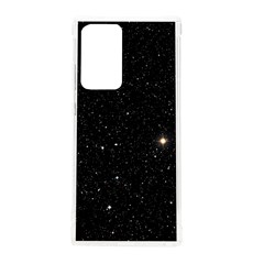 Sky Black Star Night Space Edge Super Dark Universe Samsung Galaxy Note 20 Ultra Tpu Uv Case by Cendanart