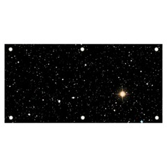 Sky Black Star Night Space Edge Super Dark Universe Banner And Sign 6  X 3  by Cendanart