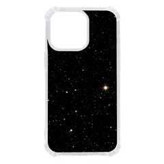 Sky Black Star Night Space Edge Super Dark Universe Iphone 13 Pro Tpu Uv Print Case by Cendanart