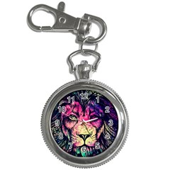 Psychedelic Lion Key Chain Watches by Cendanart