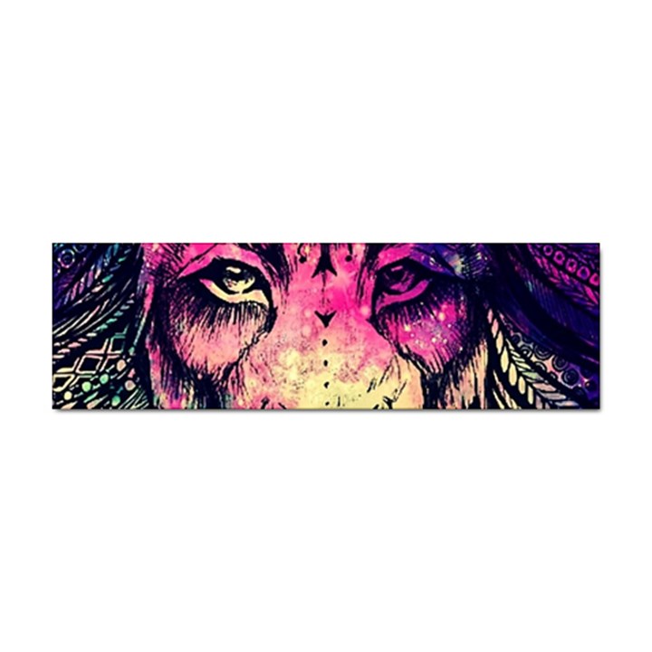 Psychedelic Lion Sticker Bumper (100 pack)