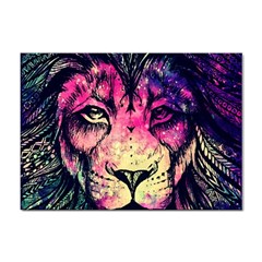 Psychedelic Lion Sticker A4 (100 Pack) by Cendanart