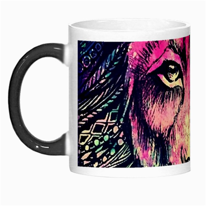 Psychedelic Lion Morph Mug