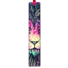 Psychedelic Lion Large Book Marks by Cendanart