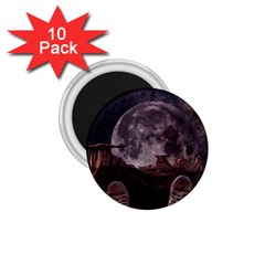 In The Cosmos Moon Sci-fi Space Sky 1 75  Magnets (10 Pack)  by Cendanart