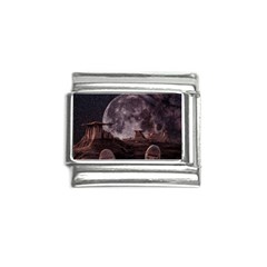 In The Cosmos Moon Sci-fi Space Sky Italian Charm (9mm) by Cendanart