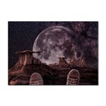 In The Cosmos Moon Sci-fi Space Sky Sticker A4 (100 pack) Front