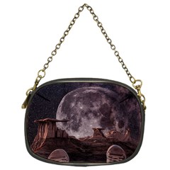 In The Cosmos Moon Sci-fi Space Sky Chain Purse (two Sides) by Cendanart