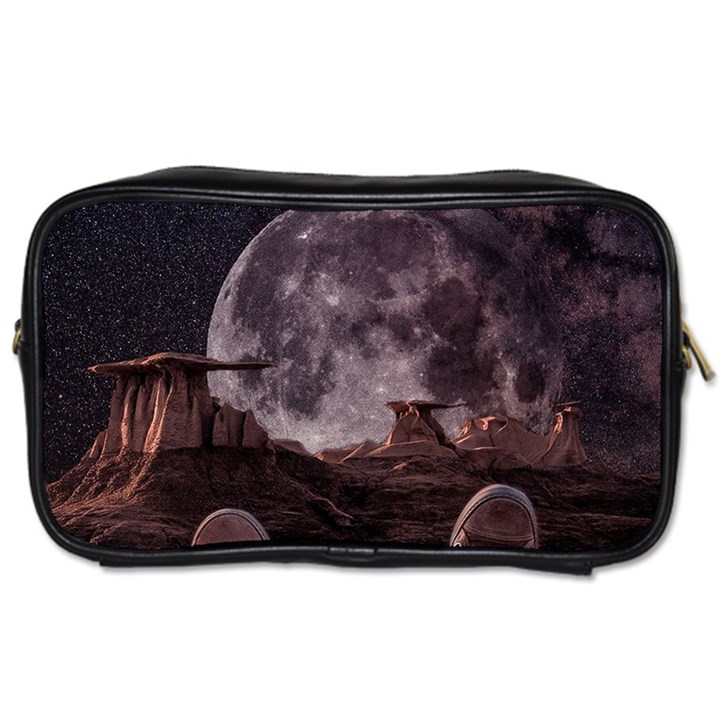 In The Cosmos Moon Sci-fi Space Sky Toiletries Bag (One Side)