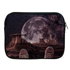 In The Cosmos Moon Sci-fi Space Sky Apple Ipad 2/3/4 Zipper Cases by Cendanart