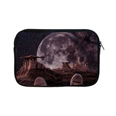 In The Cosmos Moon Sci-fi Space Sky Apple Ipad Mini Zipper Cases by Cendanart