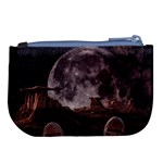 In The Cosmos Moon Sci-fi Space Sky Large Coin Purse Back