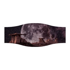 In The Cosmos Moon Sci-fi Space Sky Stretchable Headband by Cendanart