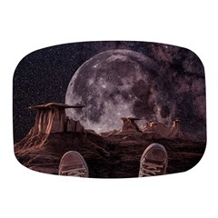 In The Cosmos Moon Sci-fi Space Sky Mini Square Pill Box by Cendanart